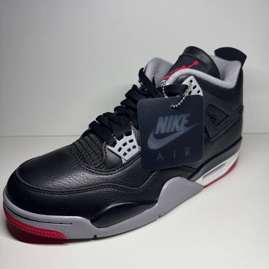 Jordan 4 Retro Bred Reimagined FV5029-006 Schwarz/Rot Limitiert Sneaker Retro