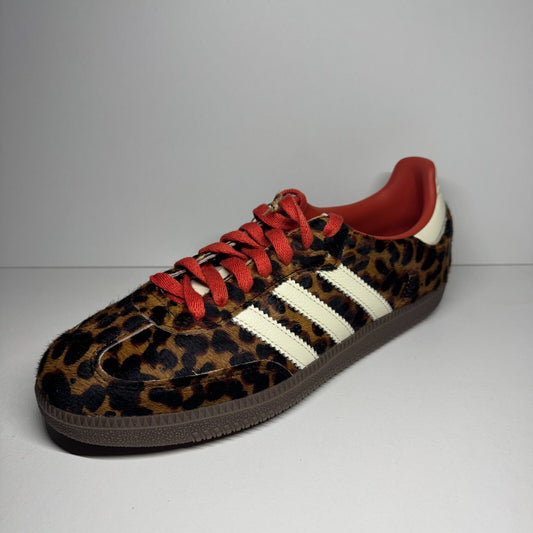 adidas Samba OG Leopard Preloved Red JI2734 Sneaker Retro Sportschuh