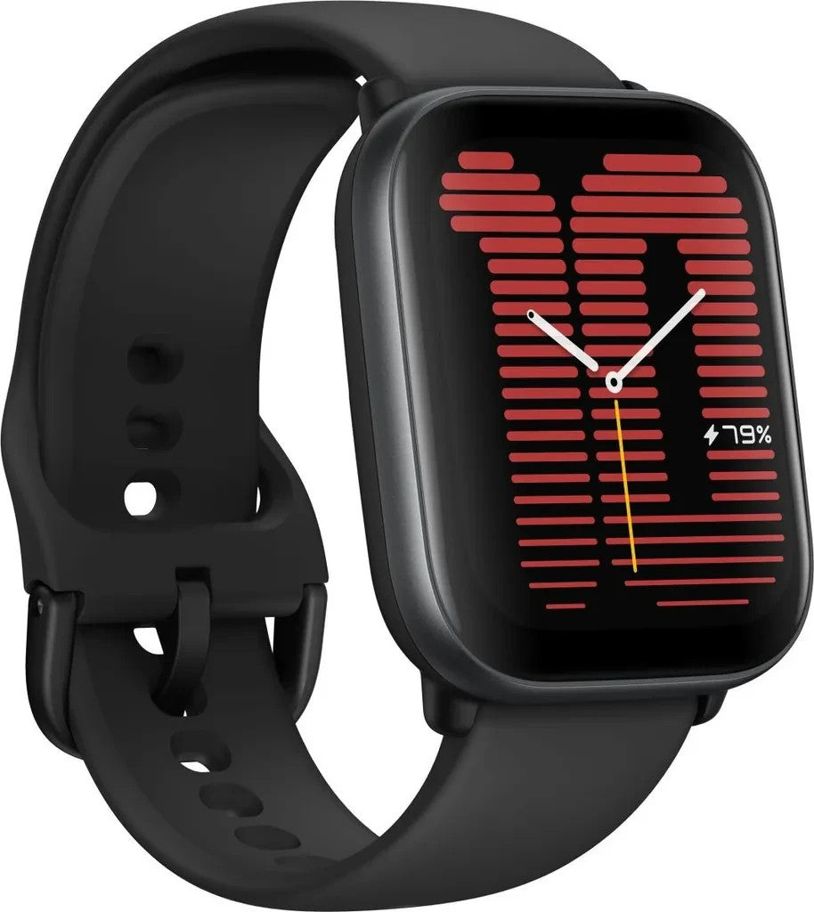 Amazfit Active Smartwatch, Schwarz, GPS, 5 ATM, AMOLED, 1,75 Zoll Aluminium