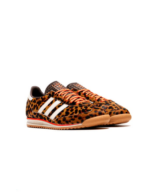adidas SL 72 OG Leopard Print JI0189 Muster Sportschuhe Retro Braun/Orange