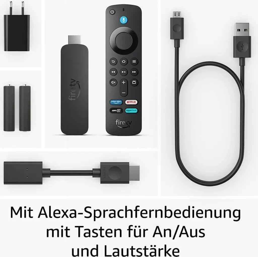 Amazon Fire TV Stick 4K Schwarz Streaming-Player - Wi-Fi 6 & Streaming in Dolby✅