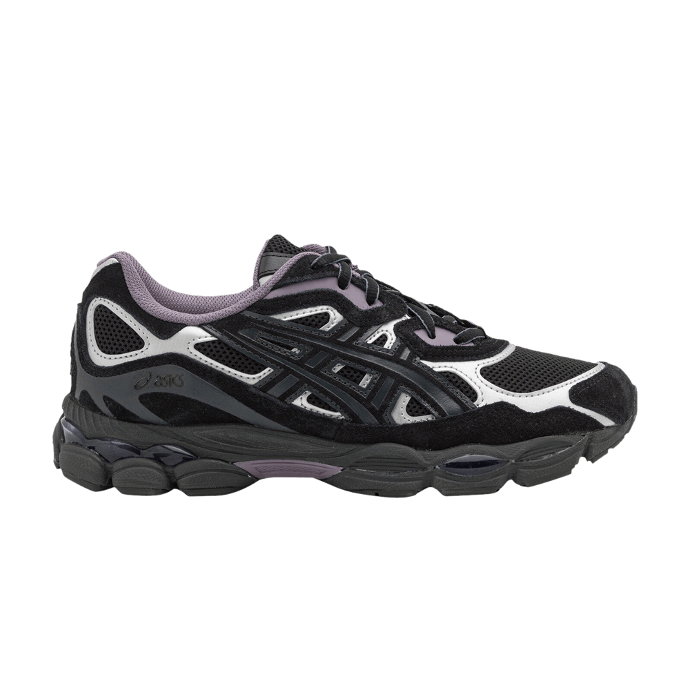 ASICS Gel-NYC Black Purple Graphite Grey 1203A632-001 Schwarz Sportschuh