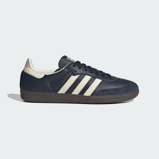 adidas Samba OG Night Navy Gum ID2056 Dunkelblau Sportschuhe Retro Schlicht