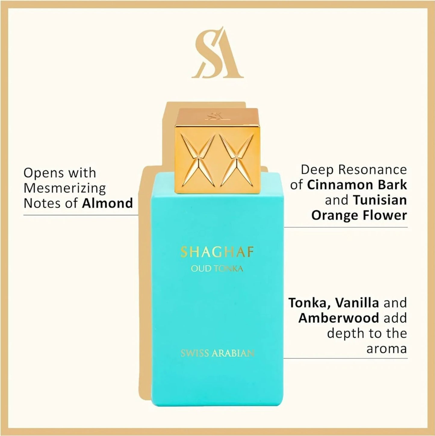 Swiss Arabian Shaghaf Oud Tonka 75ml - Unisex Duft - Neu & OVP ✅