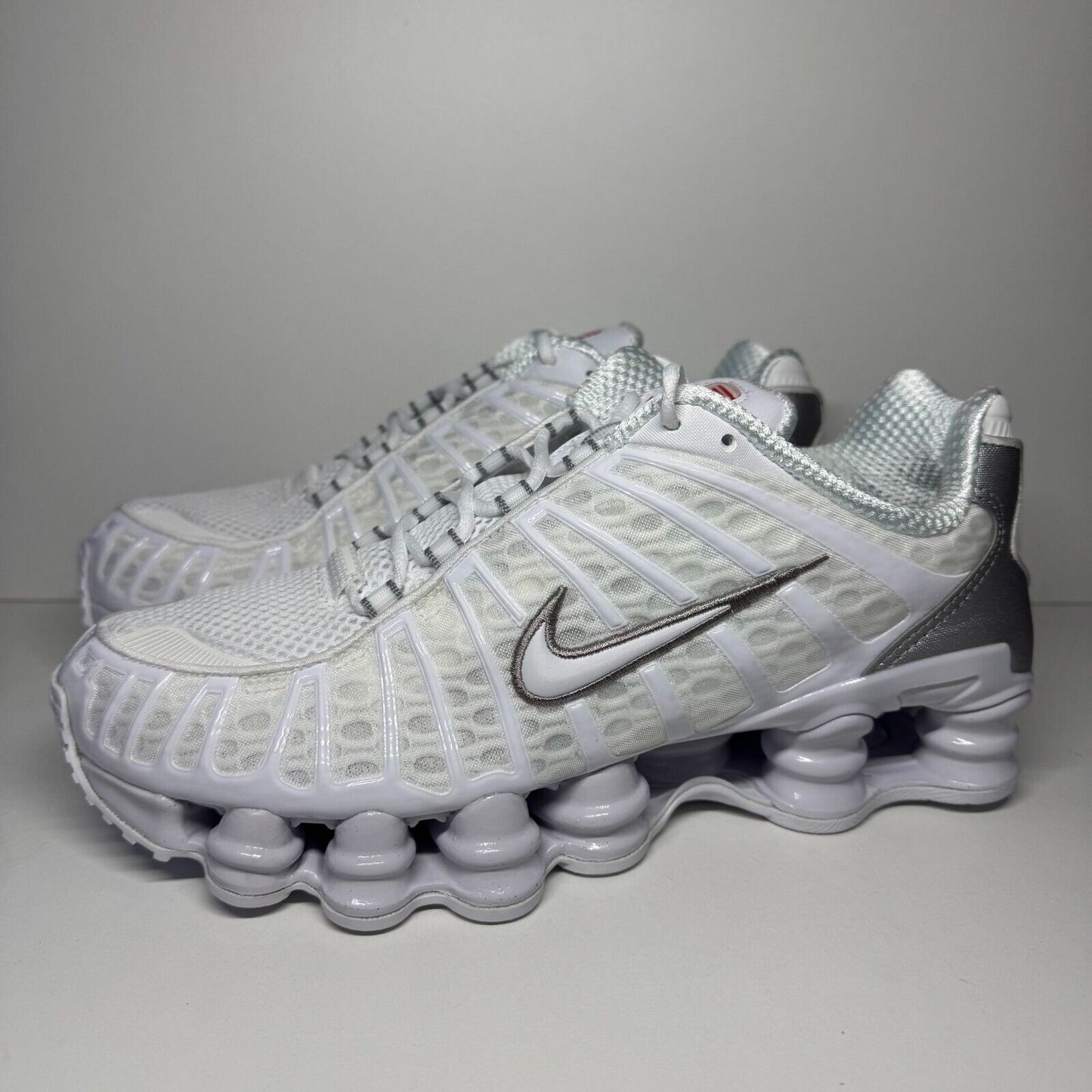Nike Shox TL 'White Metallic Silver' AR3566-100 Weiß Sneaker Retro Streetwear