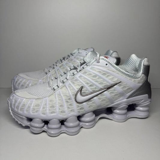 Nike Shox TL White Metallic Silver