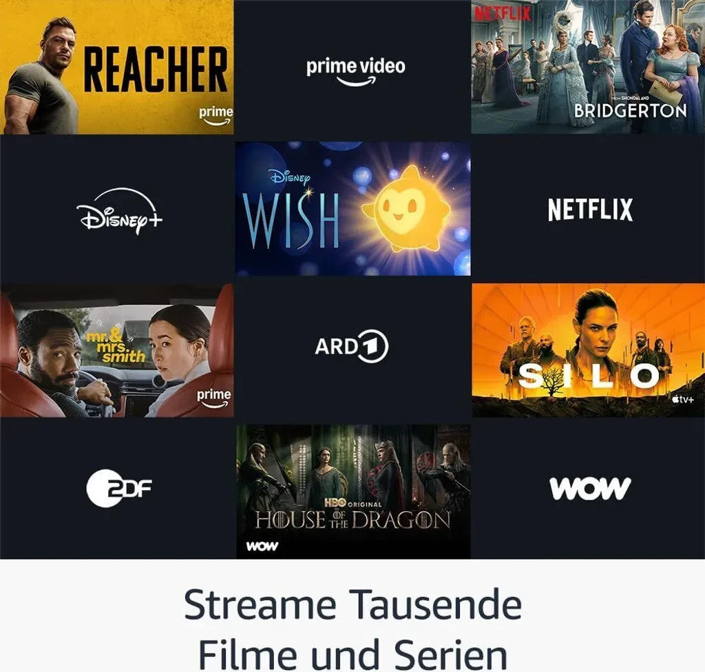 Amazon Fire TV Stick 4K Schwarz Streaming-Player - Wi-Fi 6 & Streaming in Dolby✅