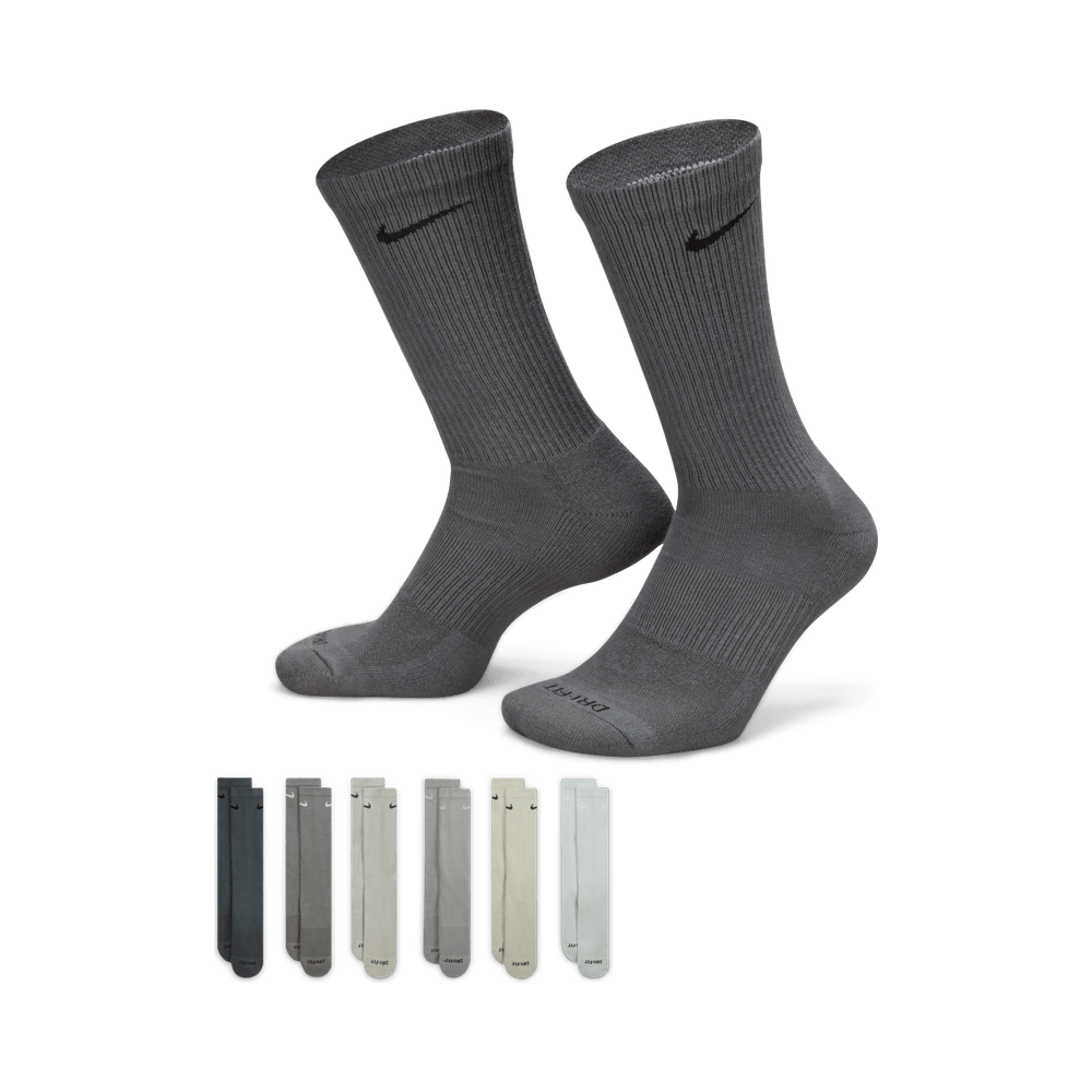 Nike Everyday Plus Cushioned Training Crew Socks 6-Pack