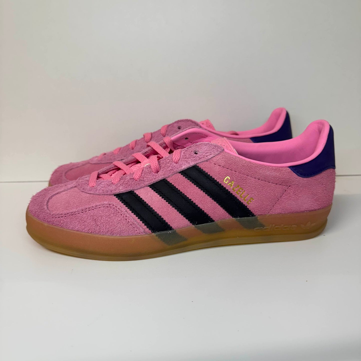 adidas Gazelle Indoor Bliss Pink Purple IE7002 Damen Sneaker Retro Streetwear