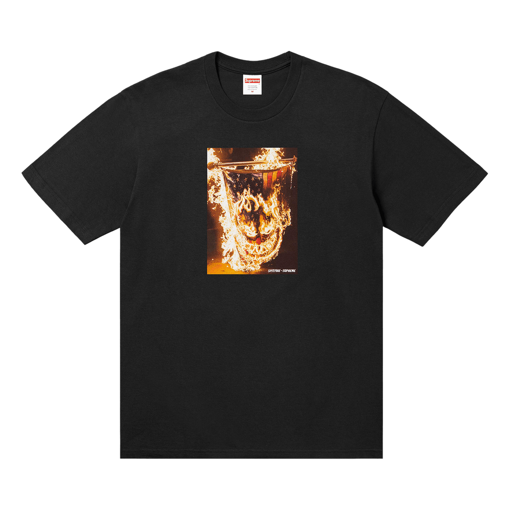 Supreme x Spitfire Flag Tee 'Black'