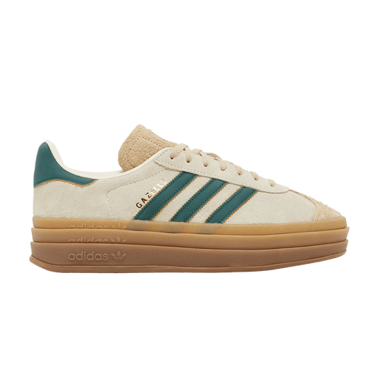 adidas Gazelle Bold Magic Beige Collegiate Green (Women's)