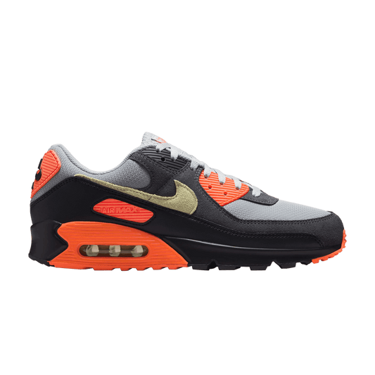 Nike Air Max 90 Light Smoke Grey Hyper Crimson Limelight