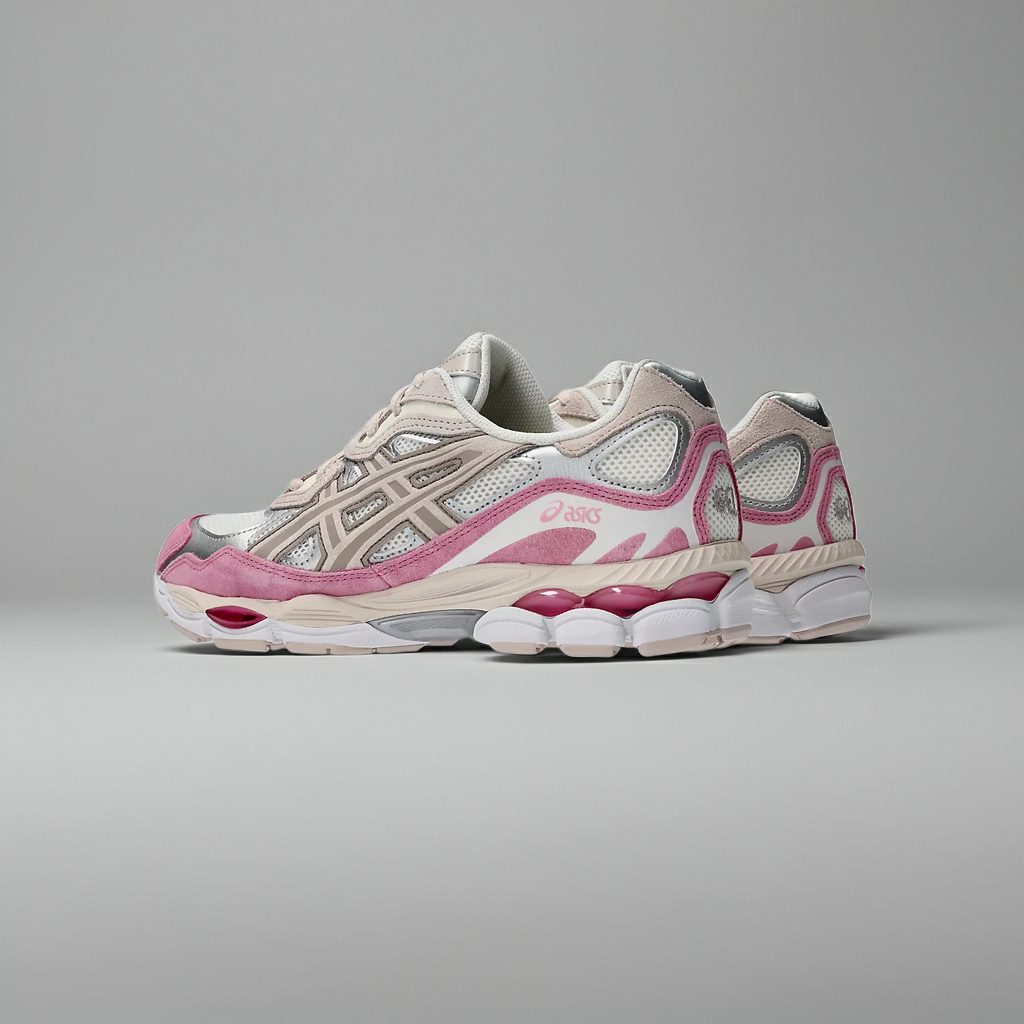 ASICS Gel-NYC Cream Mineral Beige Pink 1203A383-104 Sneaker Rosa