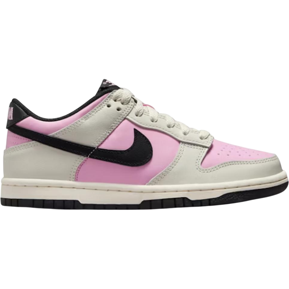 Nike Dunk Low Pink Rise Light Orewood Brown Pale Ivory Black (GS)