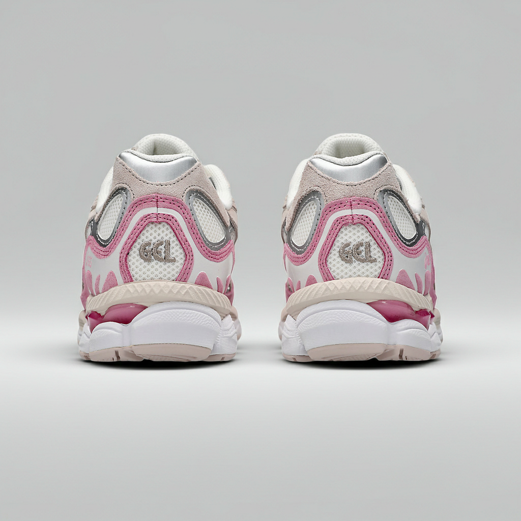 ASICS Gel-NYC Cream Mineral Beige Pink 1203A383-104 Sneaker Rosa