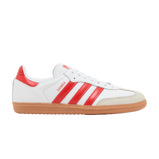 adidas Samba OG White Solar Red Gum (Women's)