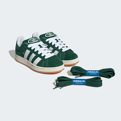 adidas Campus 00s Dark Green Cloud White H03472 Grün Sneaker Retro Streetwear