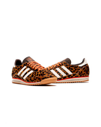 adidas SL 72 OG Leopard Print JI0189 Muster Sportschuhe Retro Braun/Orange
