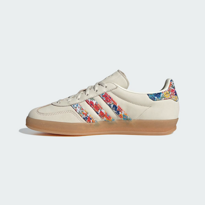 adidas Gazelle Indoor Liberty London White Floral JH7370 Damen Sneaker Retro
