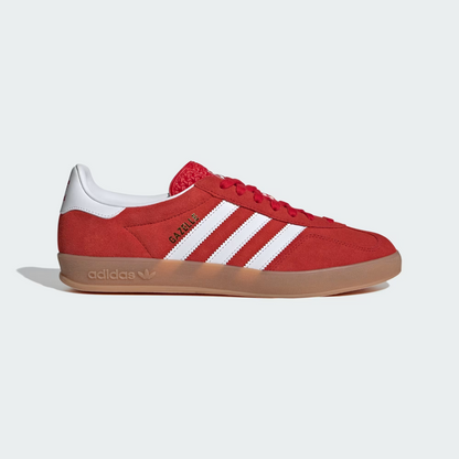 adidas Gazelle Indoor Better Scarlet JI2063 Rot/Weiß Sportschuhe Retro Sneaeker