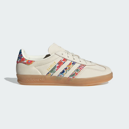 adidas Gazelle Indoor Liberty London White Floral JH7370 Damen Sneaker Retro