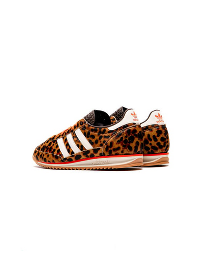 adidas SL 72 OG Leopard Print JI0189 Muster Sportschuhe Retro Braun/Orange