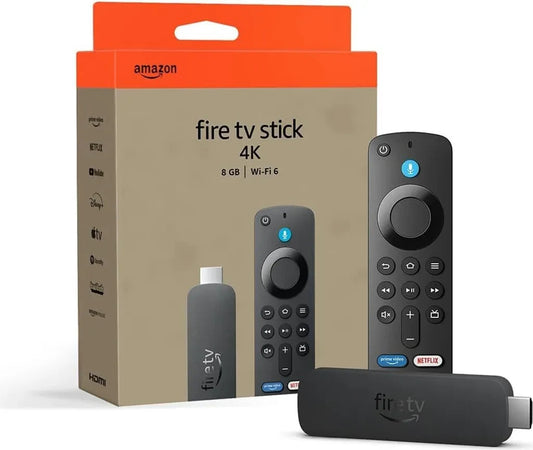 Amazon Fire TV Stick 4K Schwarz Streaming-Player - Wi-Fi 6 & Streaming in Dolby✅