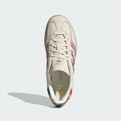 adidas Gazelle Indoor Liberty London White Floral JH7370 Damen Sneaker Retro