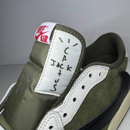 Jordan 1 Low Travis Scott Medium Olive DM7866-200 Limitiert Sneaker Retro