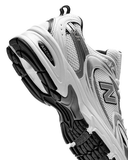 New Balance 530 White Silver Navy - MR530SG - Runner Silber - Sportschuh