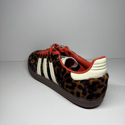 adidas Samba OG Leopard Preloved Red JI2734 Sneaker Retro Sportschuh
