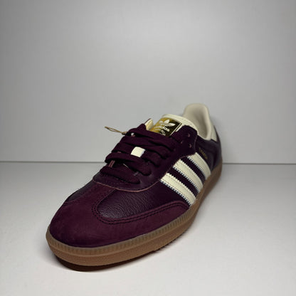 adidas Samba OG 'Maroon Gold' ID0477 Bordeux Sneaker Retro Streetwear Klassiker