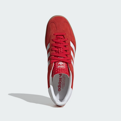 adidas Gazelle Indoor Better Scarlet JI2063 Rot/Weiß Sportschuhe Retro Sneaeker