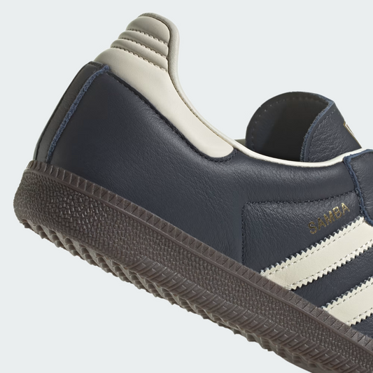adidas Samba OG Night Navy Gum ID2056 Dunkelblau Sportschuhe Retro Schlicht