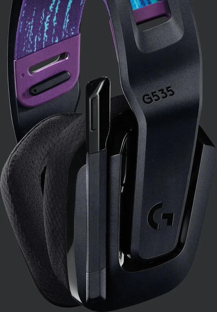 Logitech G G535 Lightspeed Ohrumschließende Kopfhörer - Schwarz (981000972)