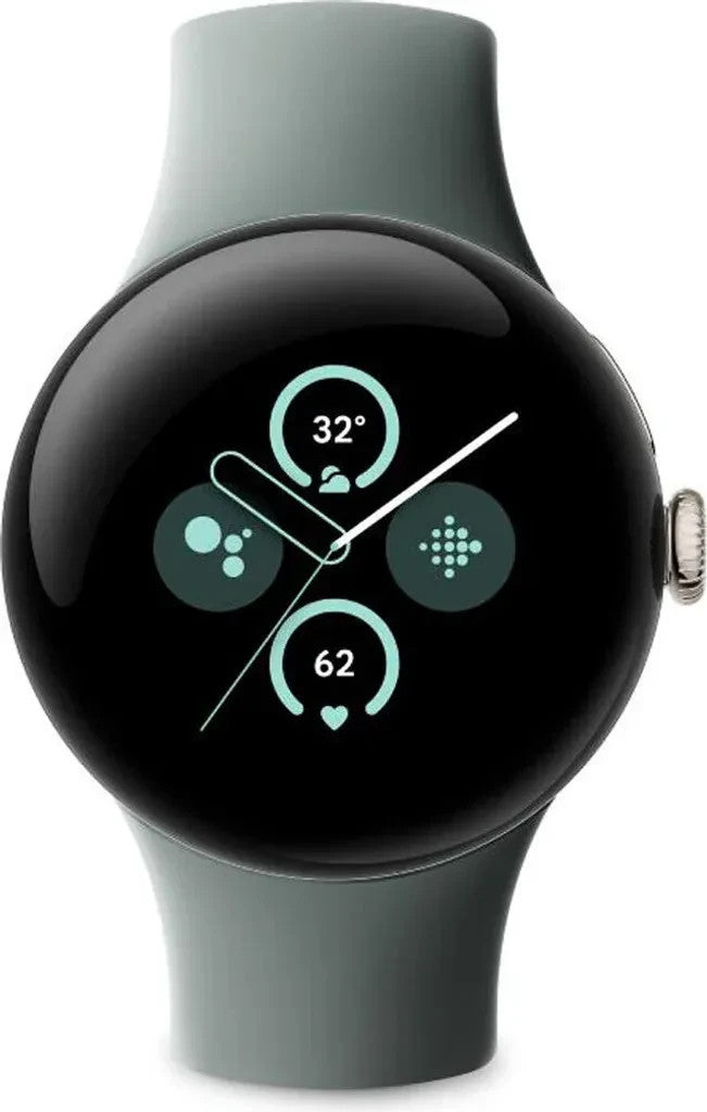 Google Pixel Watch 2 41mm Aluminiumgehäuse-Goldton mit Hazel Active Armband