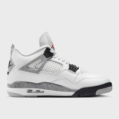 Jordan 4 Retro White Cement (2025) FV5029-100 - Sneaker Weiß/Schwarz