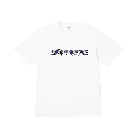 Supreme Skulls Spellout Tee 'White'