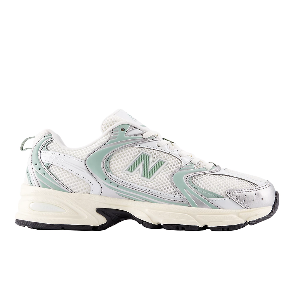 New Balance 530 Silver Metallic Mosaic Green