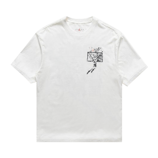 Air Jordan Brooklyn Oversized Graphic T-Shirt 'Sail/Off Black'