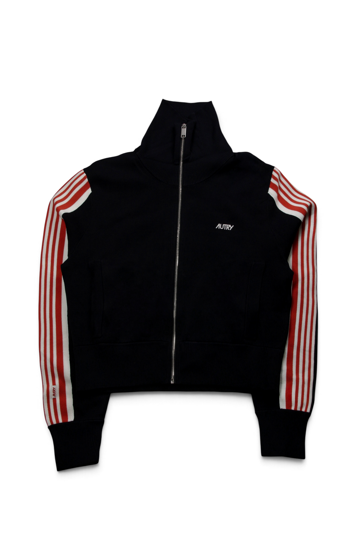 AUTRY KNITTED VISCOSE FULL ZIP JACKET WOMAN