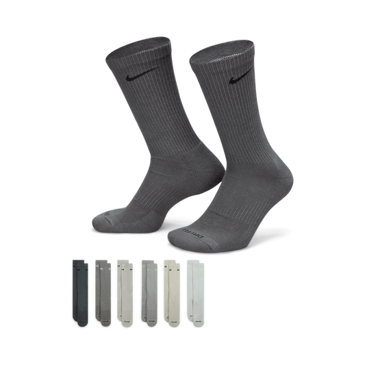 Nike Everyday Plus Cushioned Training Crew Socks 6-Pack