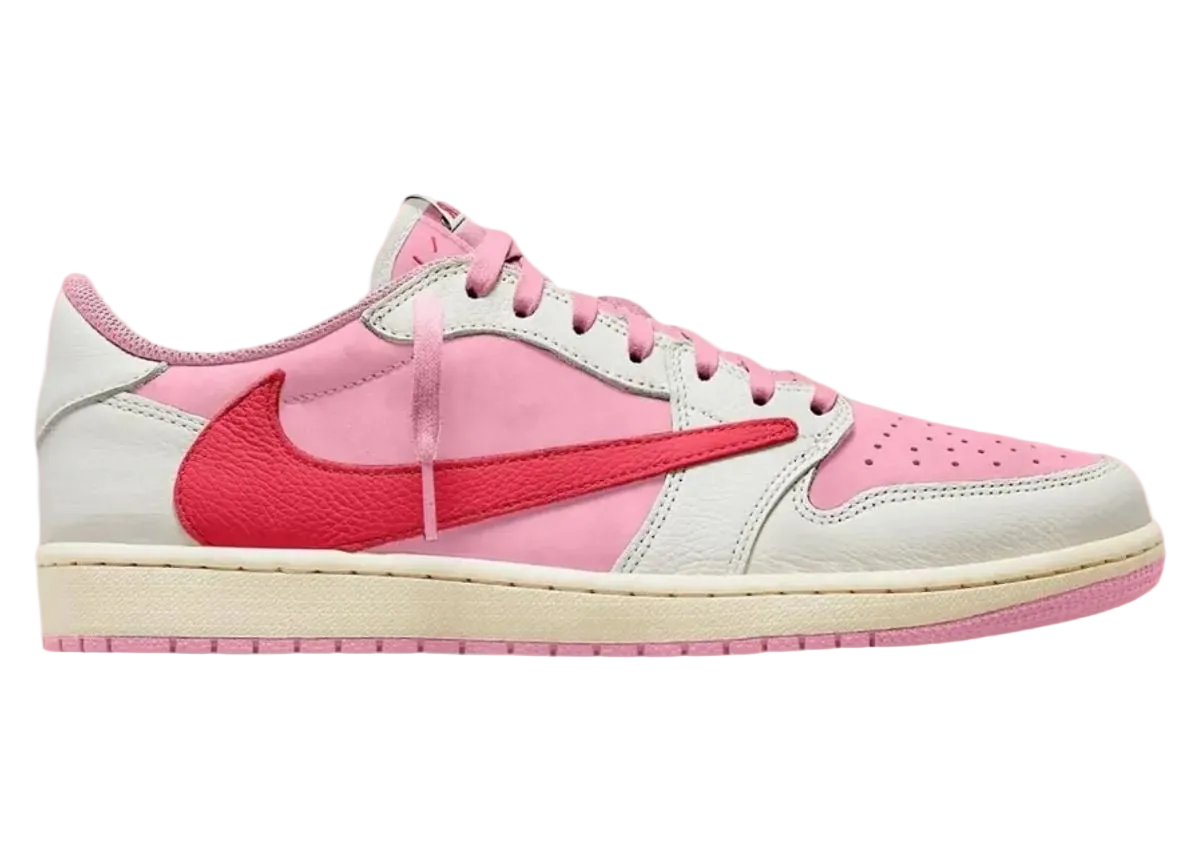 Nike Air Jordan 1 Retro Low OG SP Travis Scott Sail Tropical Pink