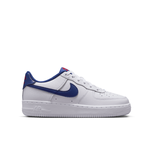 Nike Air Force 1 White Deep Royal Blue GS