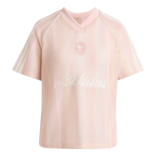 Adidas Originals Summer Glow Knitted Oversized Jersey Pink