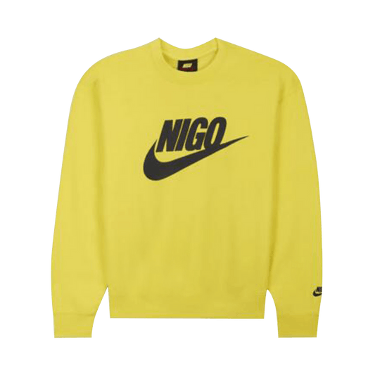 Nike x Nigo NRG Fleece Crew Sweatshirt Yellow