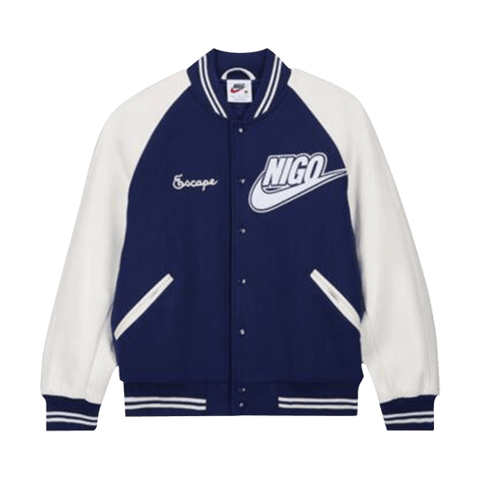Nike x Nigo NRG Varsity Jacket Navy
