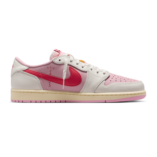 Nike Air Jordan 1 Retro Low OG SP Travis Scott Sail Tropical Pink