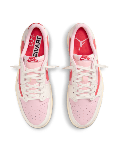 Nike Air Jordan 1 Retro Low OG SP Travis Scott Sail Tropical Pink