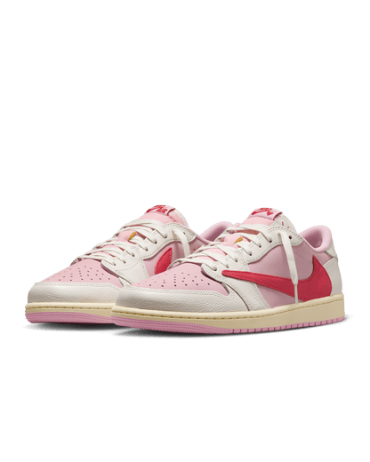 Nike Air Jordan 1 Retro Low OG SP Travis Scott Sail Tropical Pink